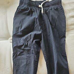 Place Black Elastic Waist Pants